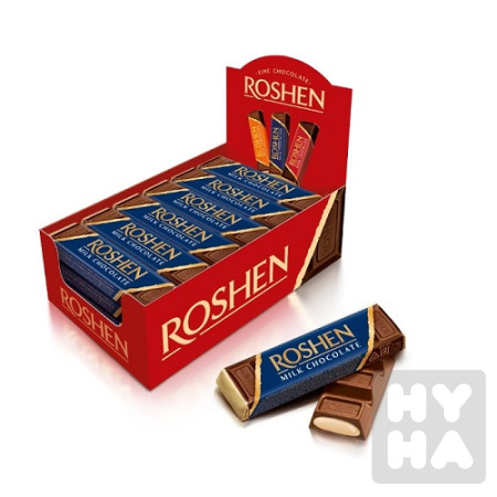 detail Roshen 43g Mléčná s creme brulle