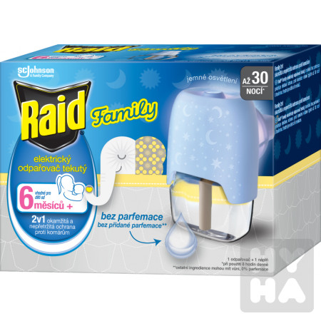 detail Raid family elek. odpař. tekutý komplet 21ml