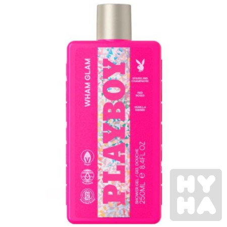 detail Playboy sprchový gel 250ml uni Wham Glam