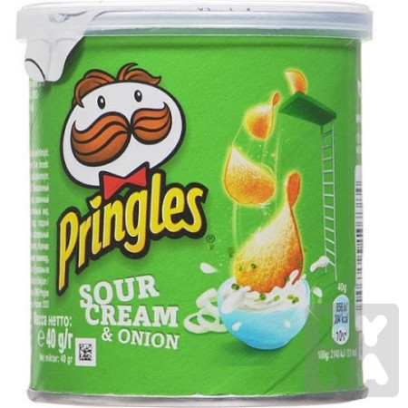 detail Pringles 40g Sour cream & onion