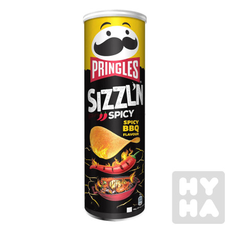 detail Pringles 160g spicy BBQ