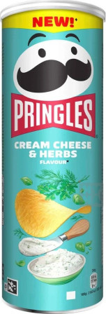 detail Pringles 165g cream cheese a herbs