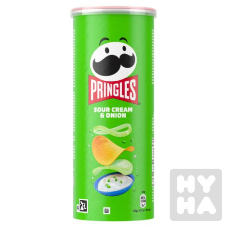detail Pringles 125G sour cream a onion