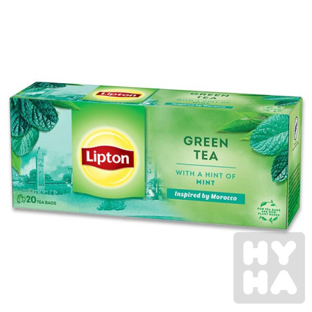detail Lipton 20bags Green tea with mint