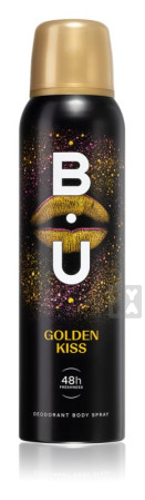 detail B.U deodorant 150ml Golden kiss