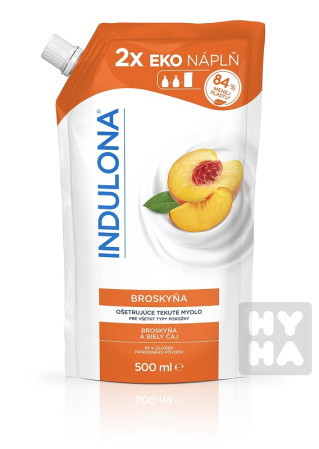 detail Indulona tekuté mydlo 500ml Peach a white tea