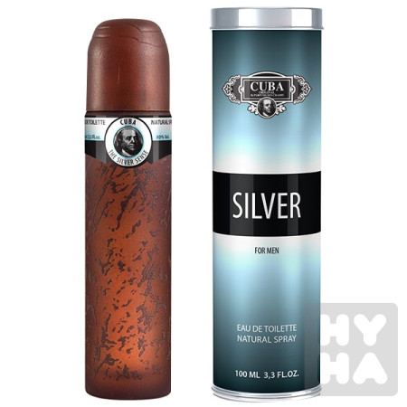 detail Cuba 100ml for men silver