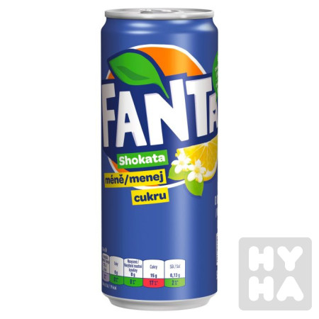 detail Fanta 330ml plech Shokata