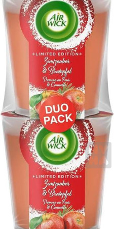 detail Airwick svíčka 105g*2 Spiced cinnamon a baked apple
