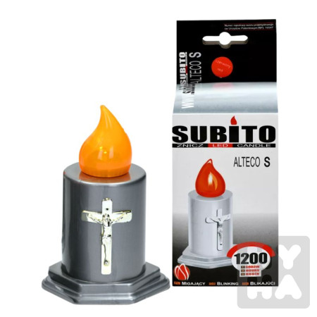 detail Subito svíčky na baterie LED ALTECO S bílý/červený