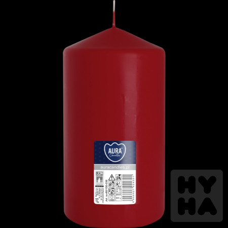 detail Bispol válcová svíčka 600g sw80/150-036 Burgund