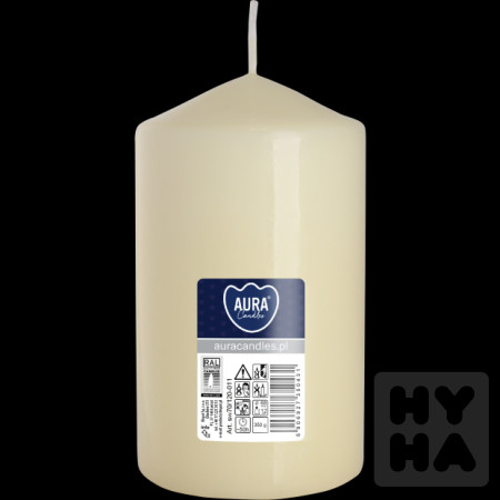 detail Bispol válcová svíčka 350g sw70/120-011 ecru