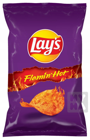 detail Lays 70g Flamin hot