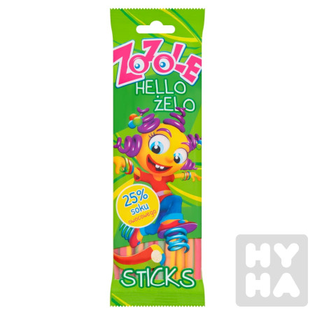 detail ZOZOLE žele 75g sticks Ovocné