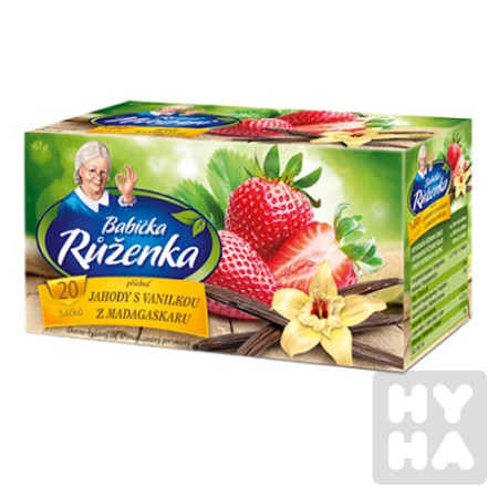 detail Babička Růženka 20x2g Jahody s vanilkou