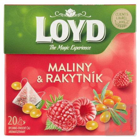 detail Loyd 40g Maliny, raktytník