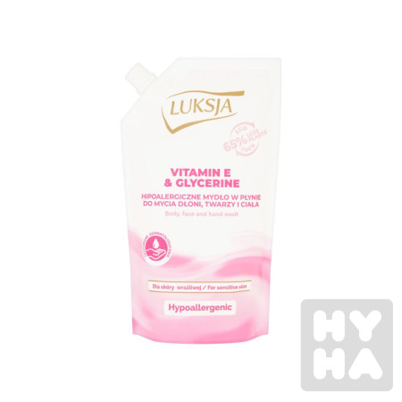 detail Luksja tekute mydlo 400ml Vitamin E a Glycerine