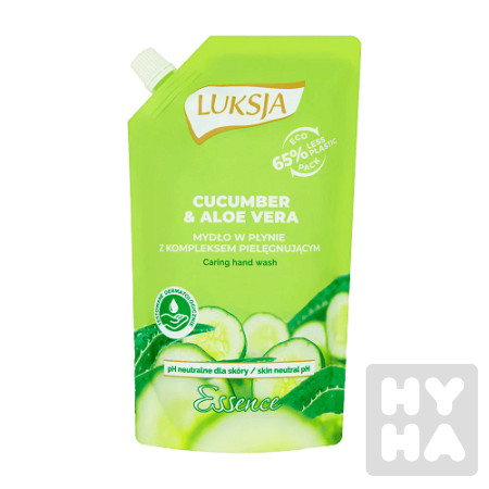 detail Luksja tekute mydlo 400ml Cucumber a Aloe Vera