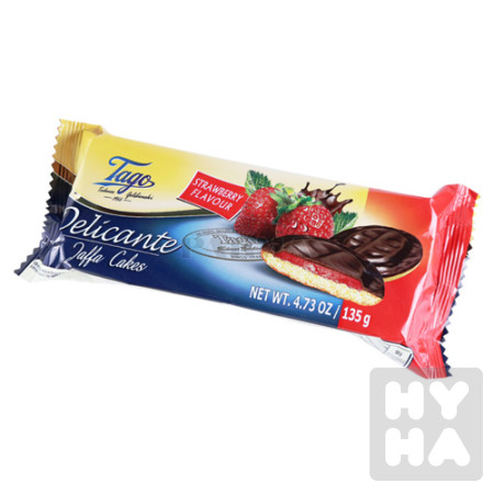 detail Tago Piškoty 150g čokol. s strawberry