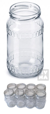 detail Skleněný zavařeninový pohár 320ml bez víčka