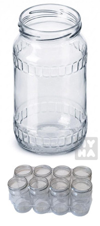 detail Skleněný zavařeninový pohár 320ml bez víčka