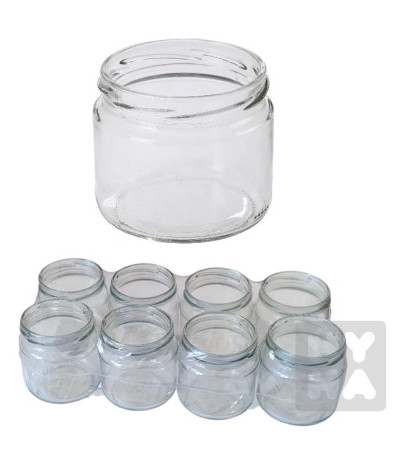 detail Skleněný zavařeninový pohár 200ml bez víčka