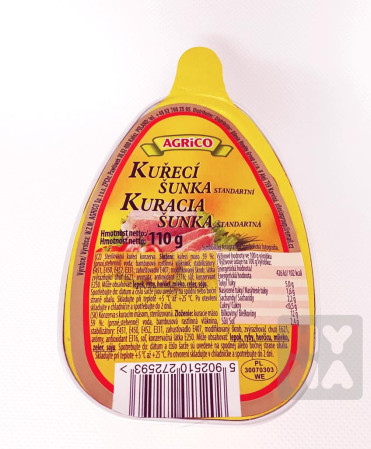detail Agrico kuřecí šunka 110g