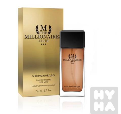 detail Gordano Parfems 50ml Millionaires club