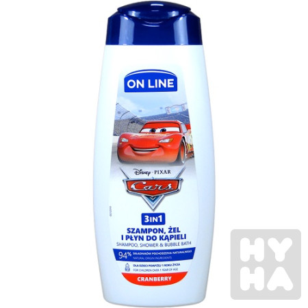 detail On line Shampon gel 400ml Cars