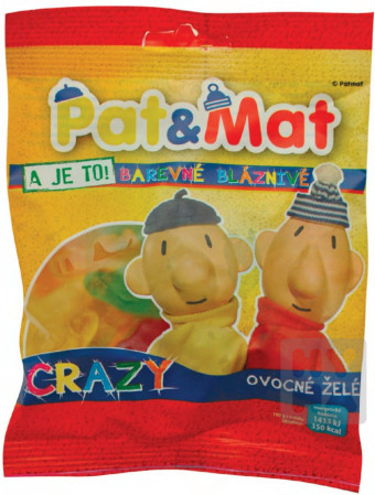 detail Pat & Mat želé 70g multicolor
