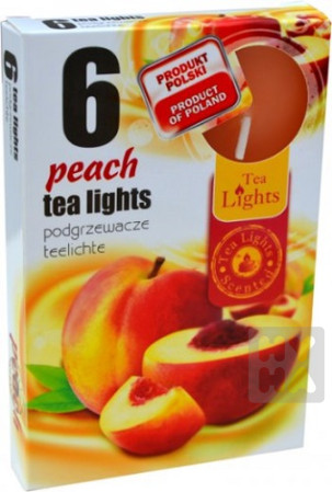 detail Admit čajové 6ks Peach