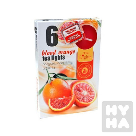 detail Admit tea light 6ks Blood orange
