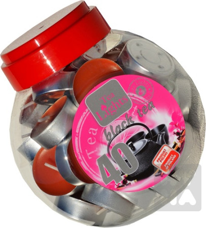 detail Admit Tea lights 40ks Black Tea