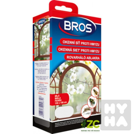 detail Bros okenní sít proti hmyzu 130x150cm