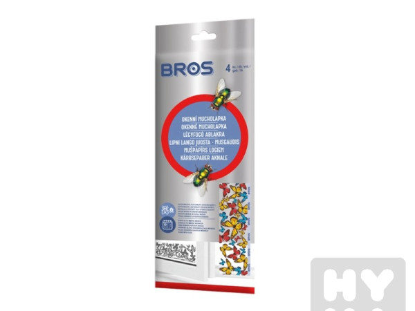 detail Bros okenní mucholapka 4ks