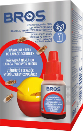 detail Bros náhradní nápln do lapače octomilek 15ml