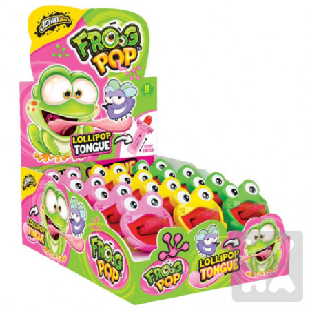 detail JB Frog pop lollipop tongue 10g/12ks