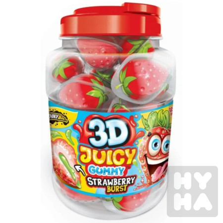 detail JB 3D juicy Gummy jahoda 60x18g