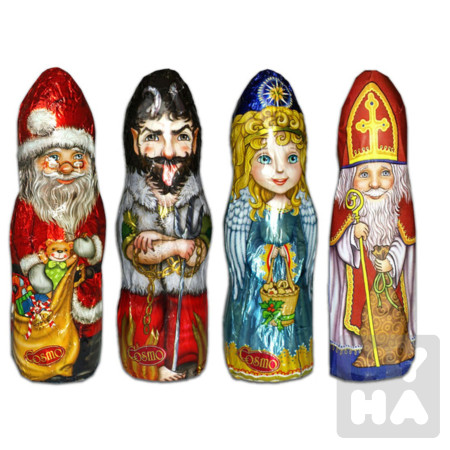 detail Vánoční figurky mix 60g mlečná čokoláda/20ks
