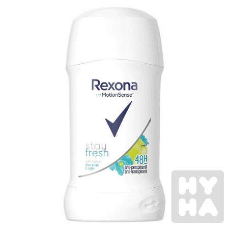 detail Rexona stick 50ml Stay fresh Blue poppy