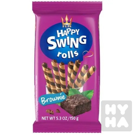 detail Happy swing rolls 150g brownie