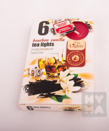 detail Admit tea light 6ks Bourbon vanilla