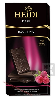 detail Heidi dark 80g Raspberry