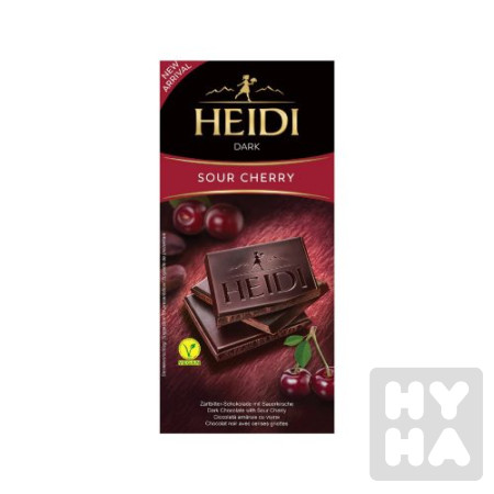 detail Heidi dark 80g Sour cherry