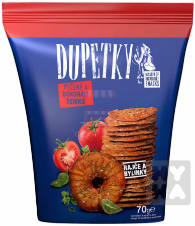 detail Dupetky pečené 70g rajče a bylinky