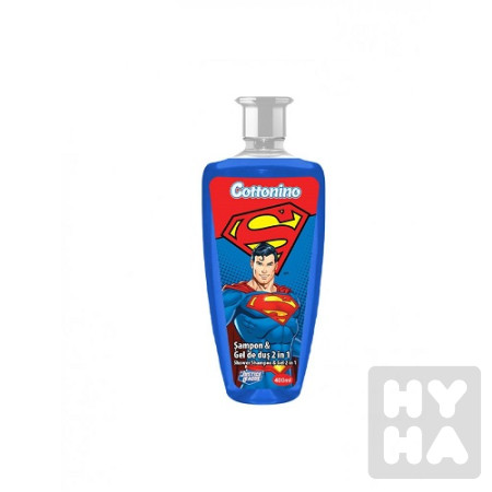 detail Cottonino sampon, shower 2in1 400ml Super man