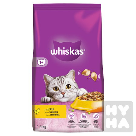 detail Whiskas 1,4kg kuřecím