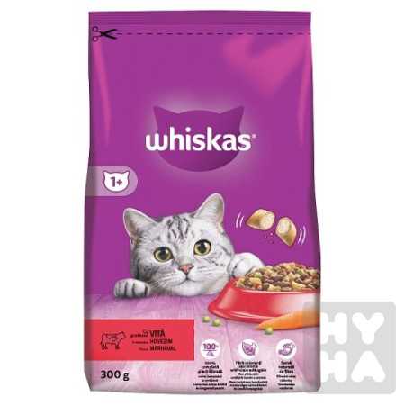 detail Whiskas 300g hovezim
