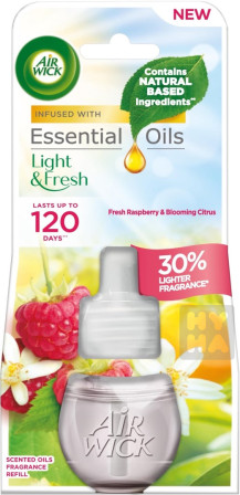 detail Airwick nápln 19ml Fresh raspberry a blooming citrus
