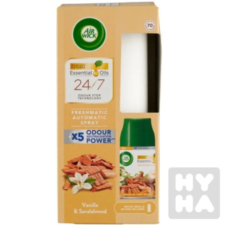 detail Airwick 250ml Komplet Vanilla a sandalwood